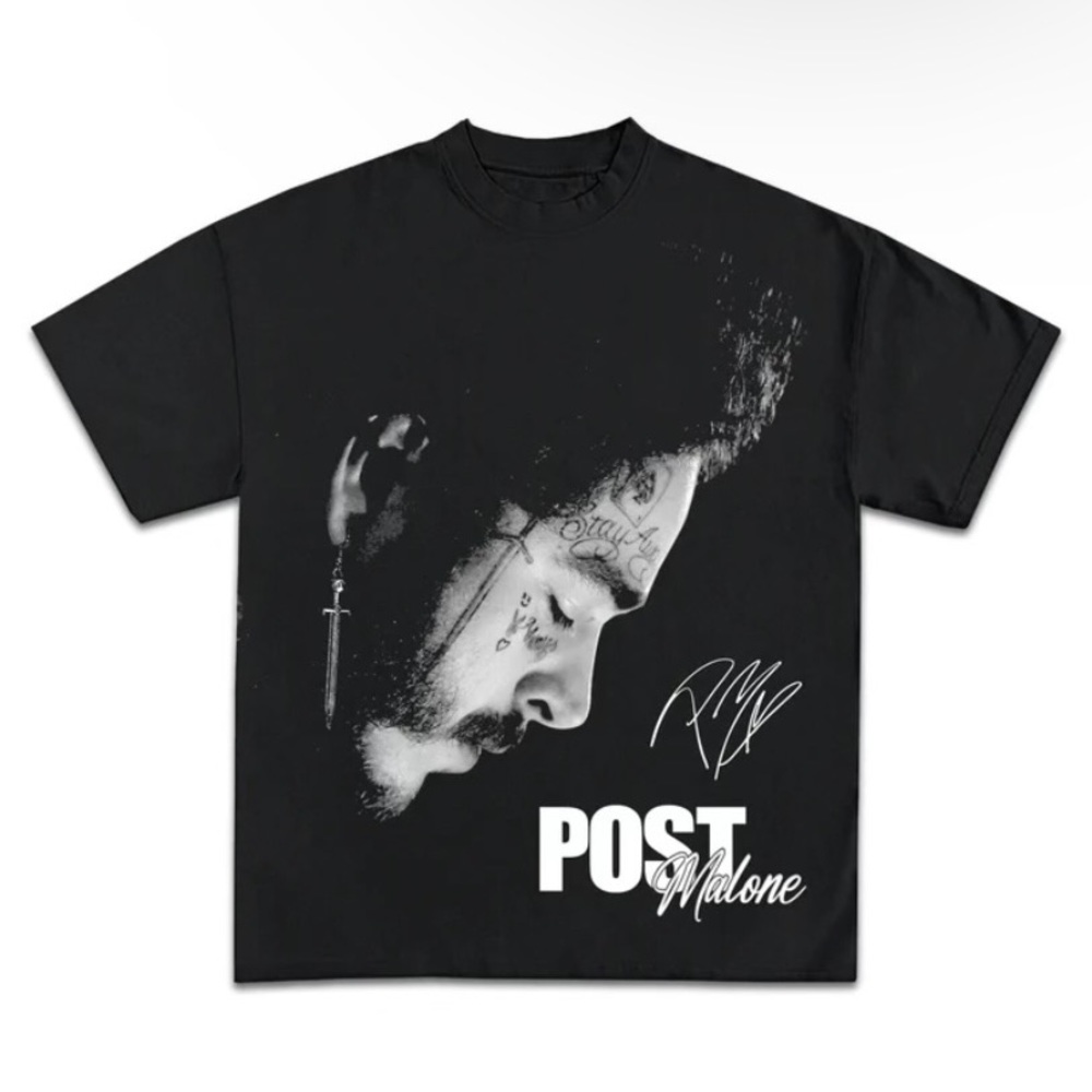 Post Malone Rapper and Singer Music T-Shirt | Sizes S-XL